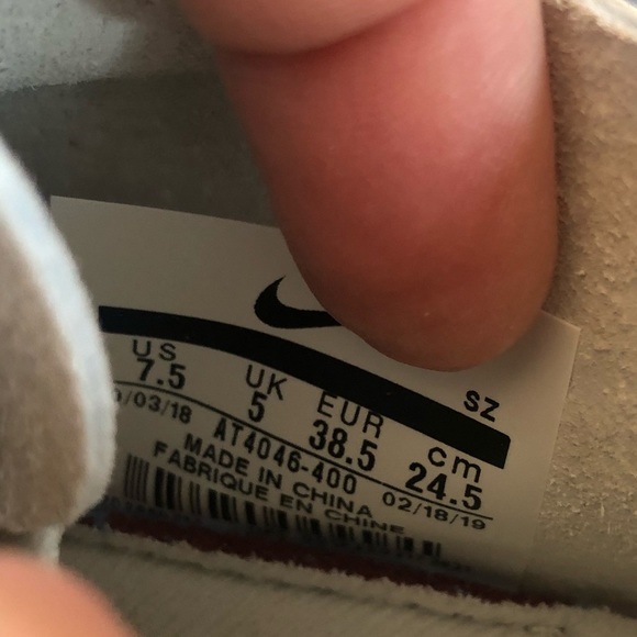 ✔️ NIB✔️ NIKE Air Force 1 Deconstructed Ghost Aqua - Picture 8 of 11